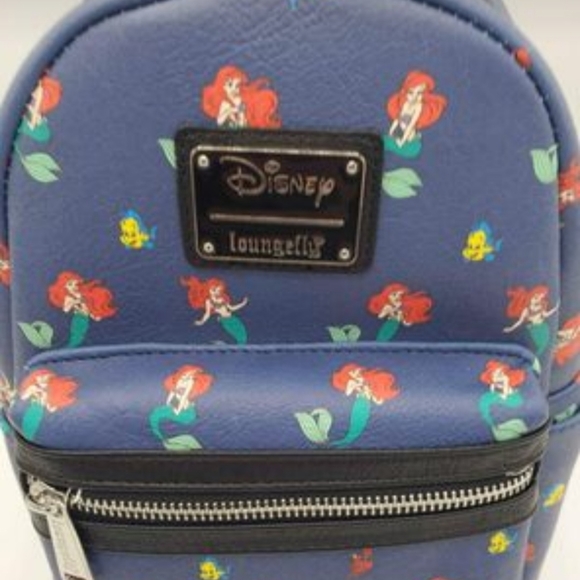Loungefly Bags Disney Loungefly Ariel And Flounder Backpack Poshmark